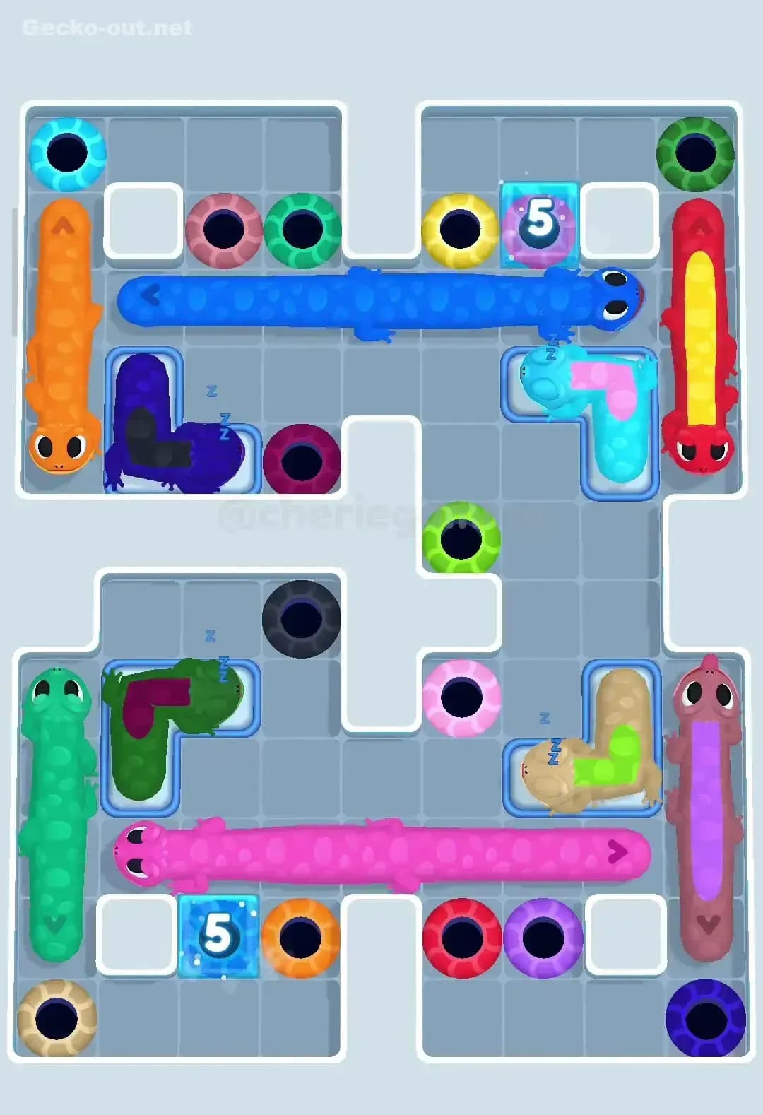 Gecko Out Level 282 Screenshot