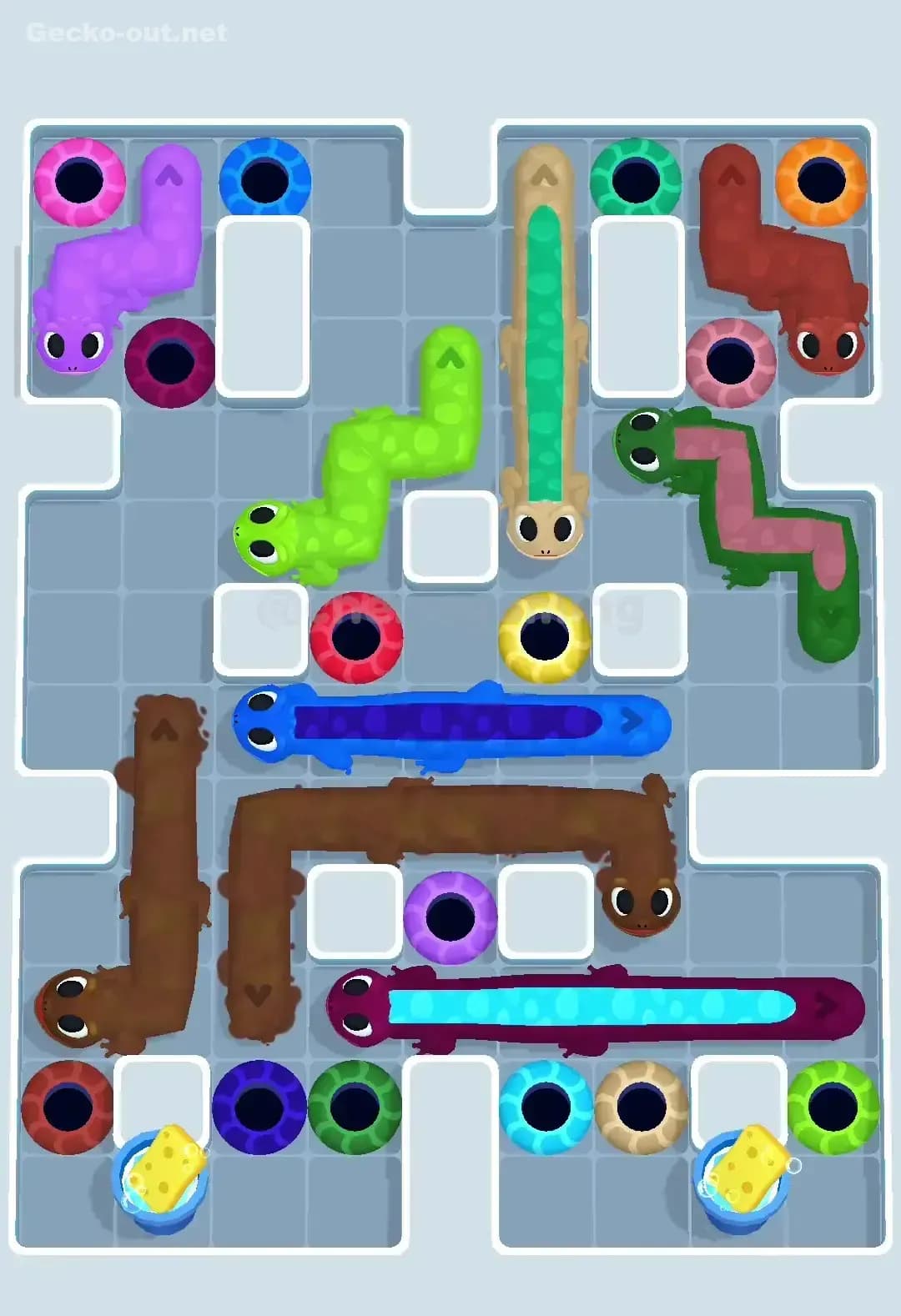 Gecko Out Level 256 Screenshot