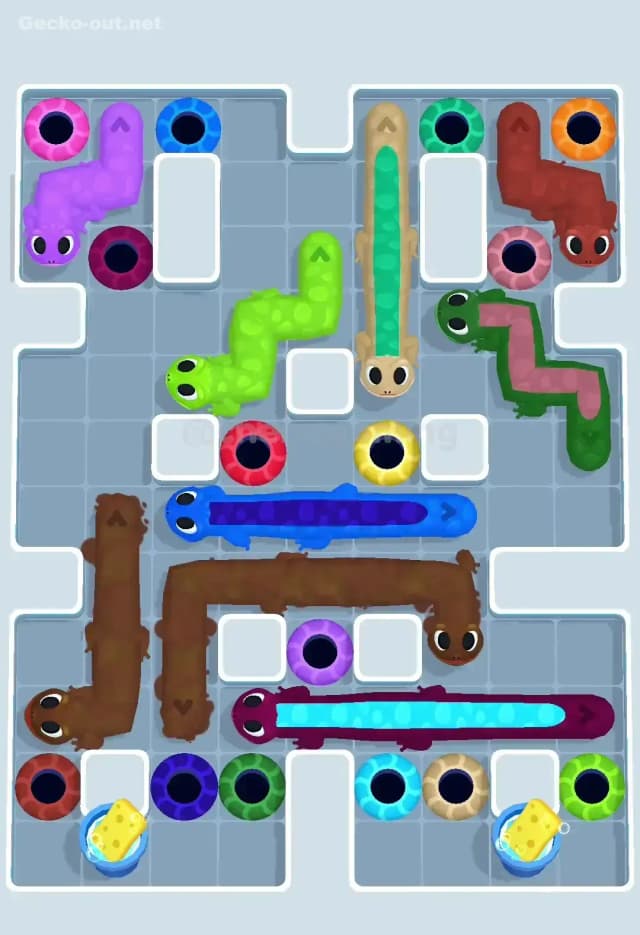 Gecko Out Level 256 Gameplay
