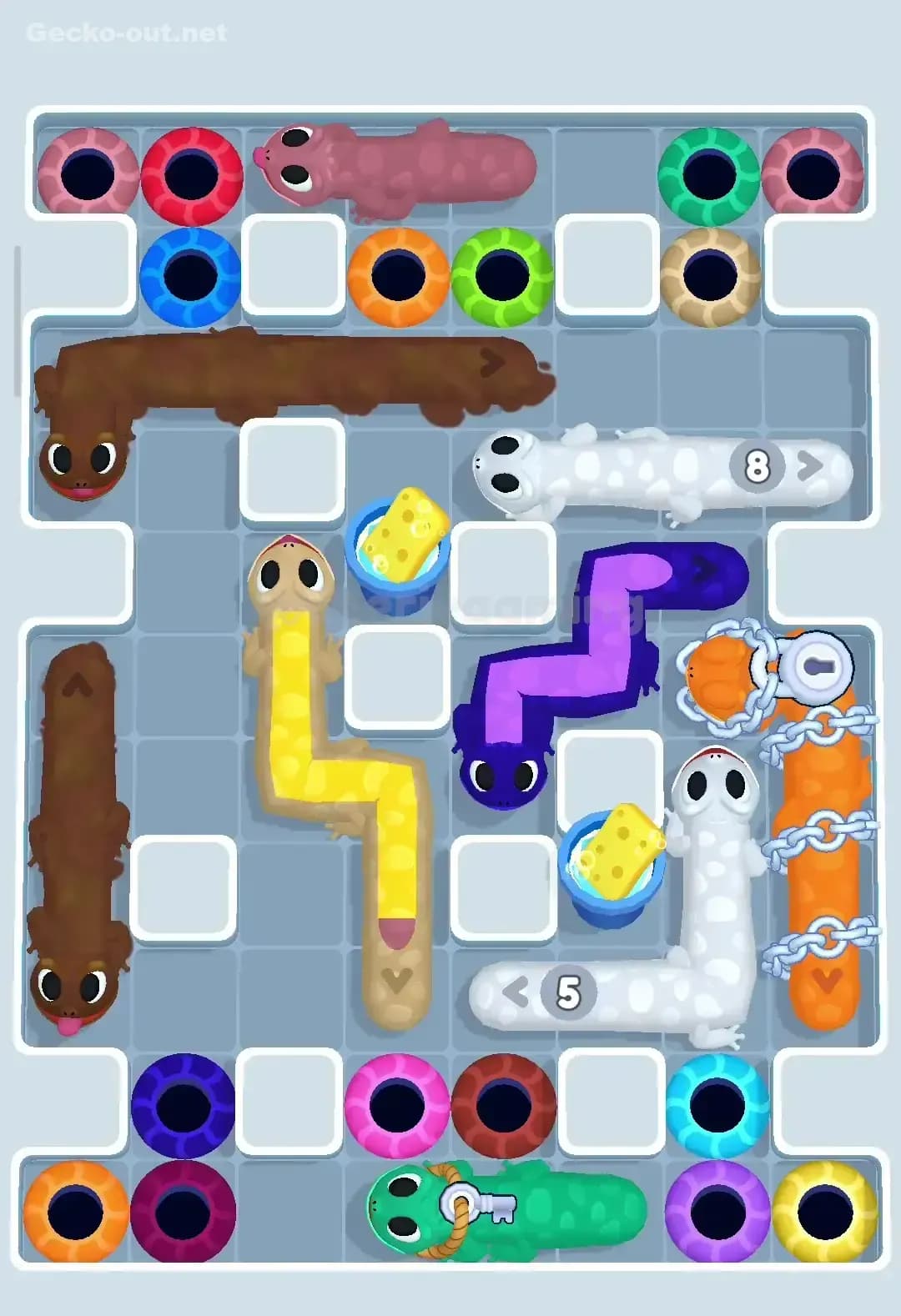 Gecko Out Level 249 Screenshot
