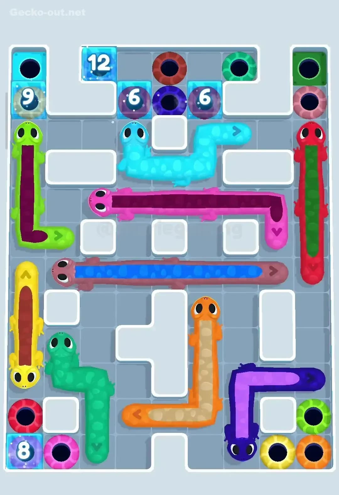 Gecko Out Level 241 Screenshot