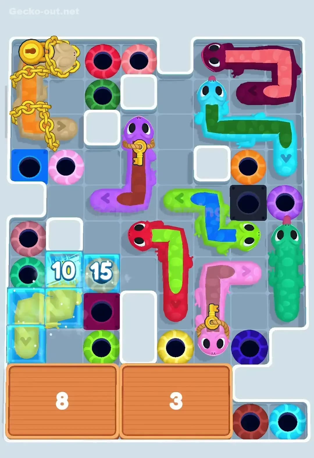 Gecko Out Level 235 Screenshot