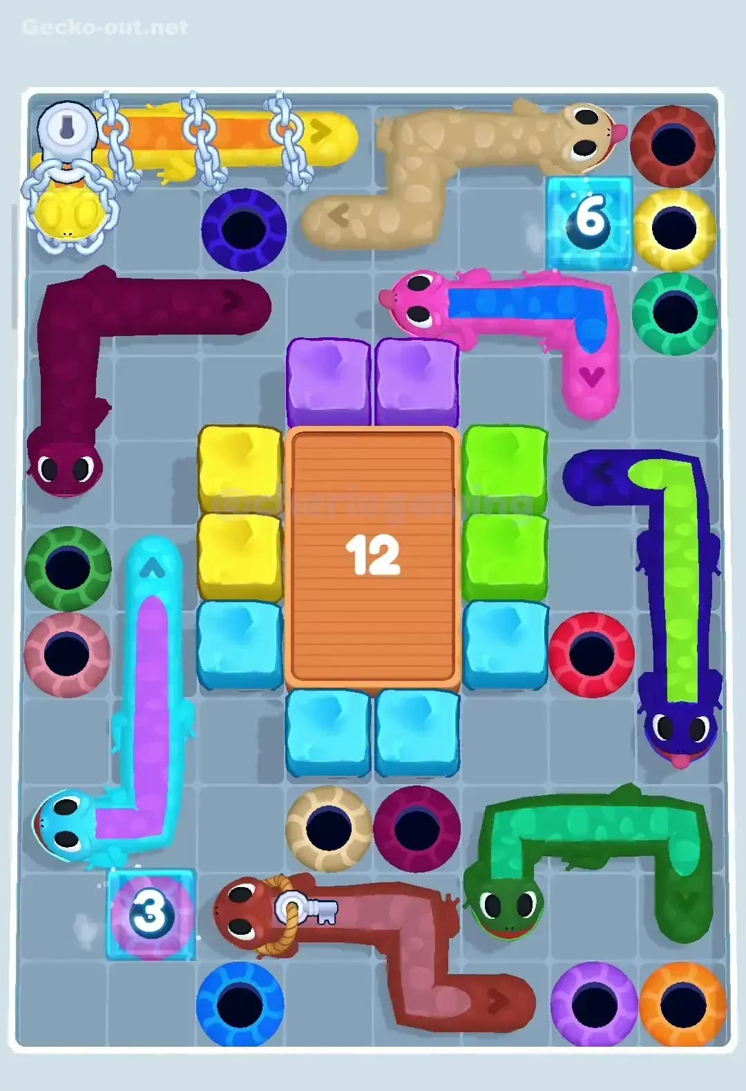 Gecko Out Level 229 Screenshot