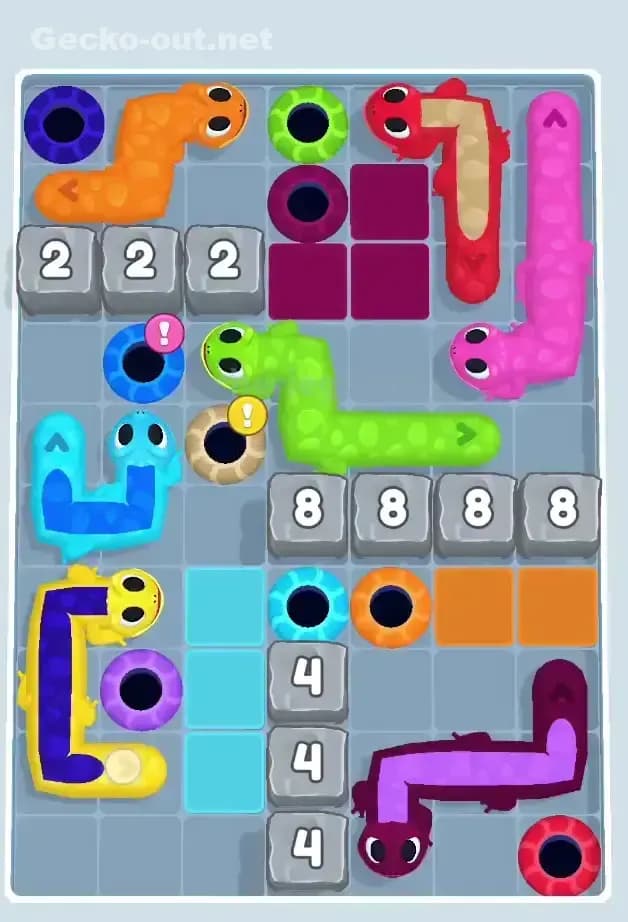 Gecko Out Level 228 Screenshot