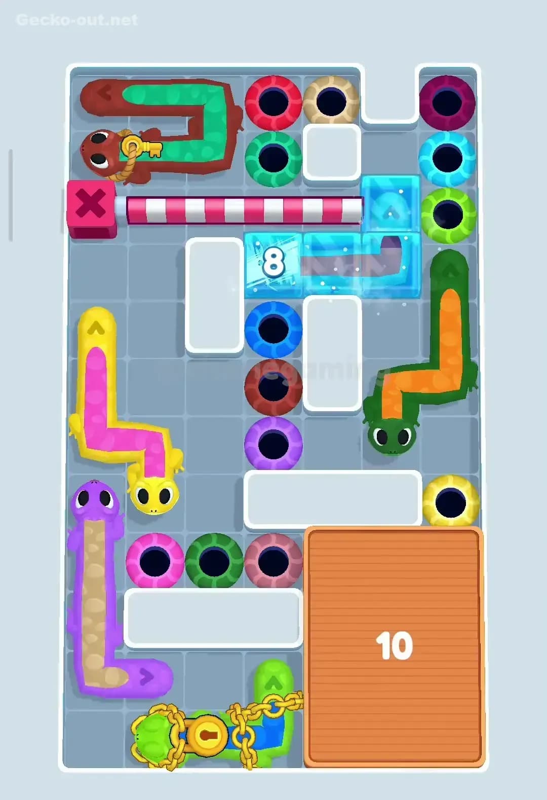 Gecko Out Level 218 Screenshot