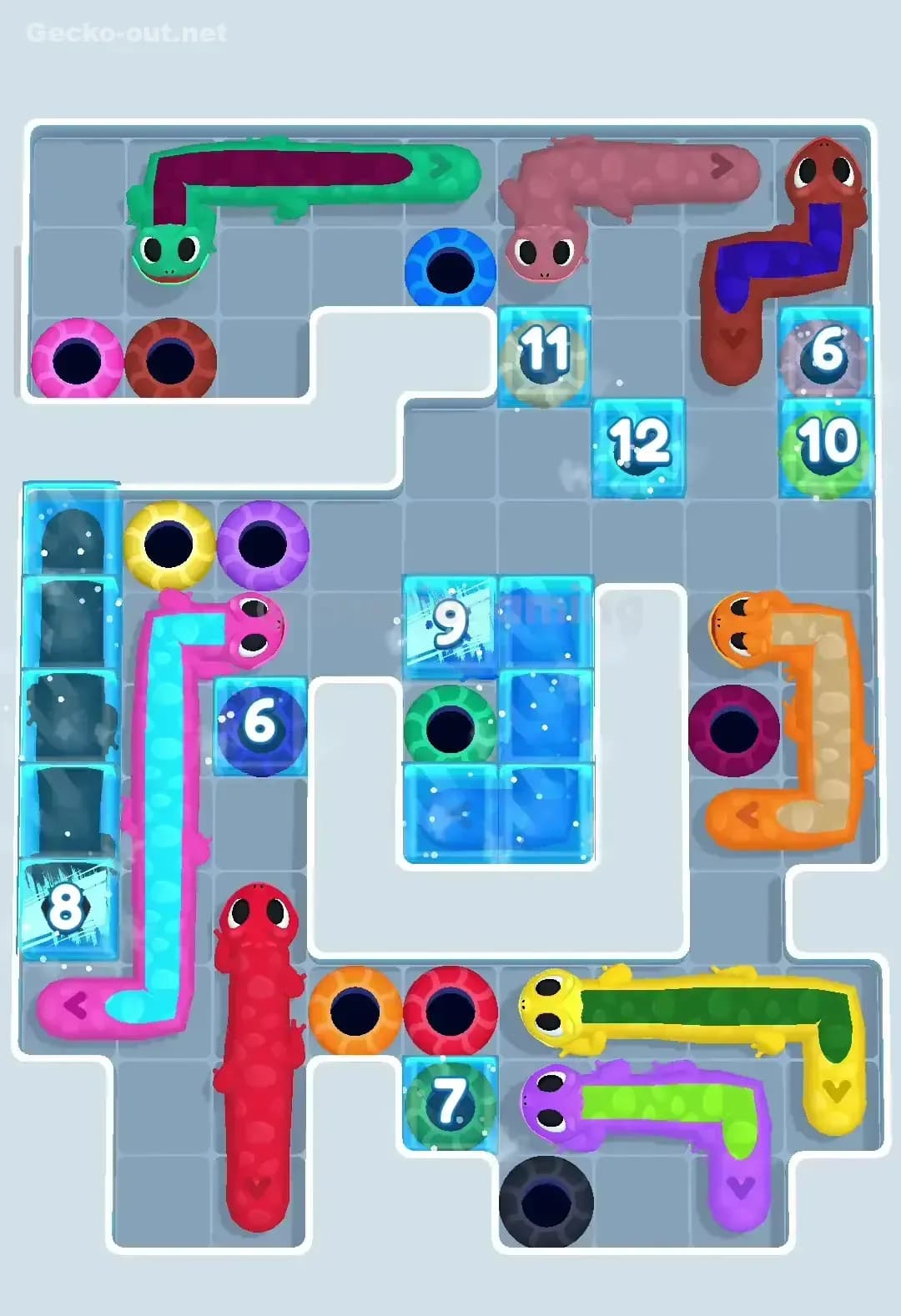 Gecko Out Level 219 Screenshot