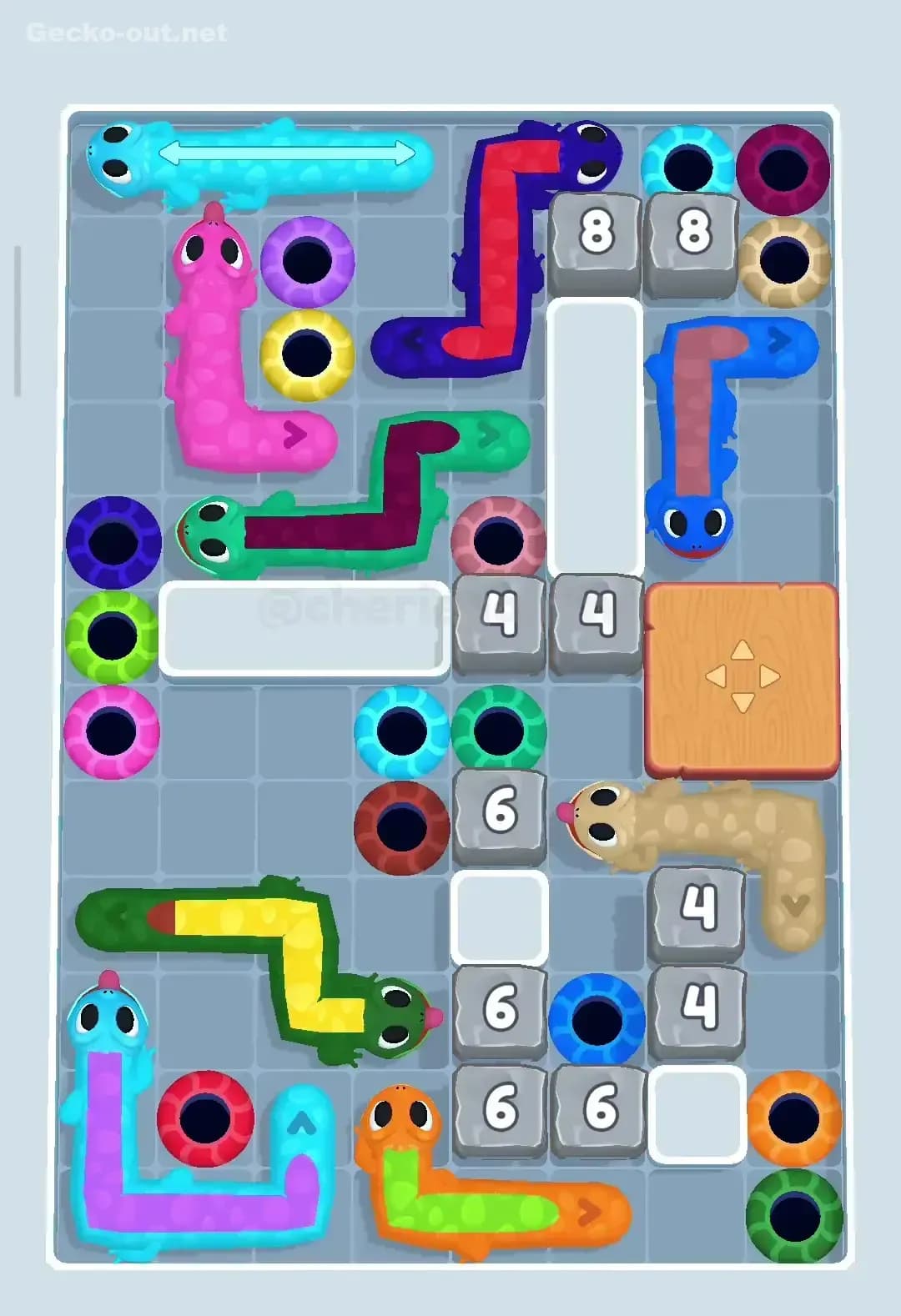 Gecko Out Level 216 Screenshot