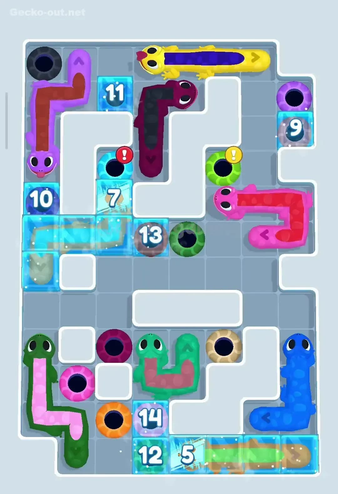 Gecko Out Level 214 Screenshot