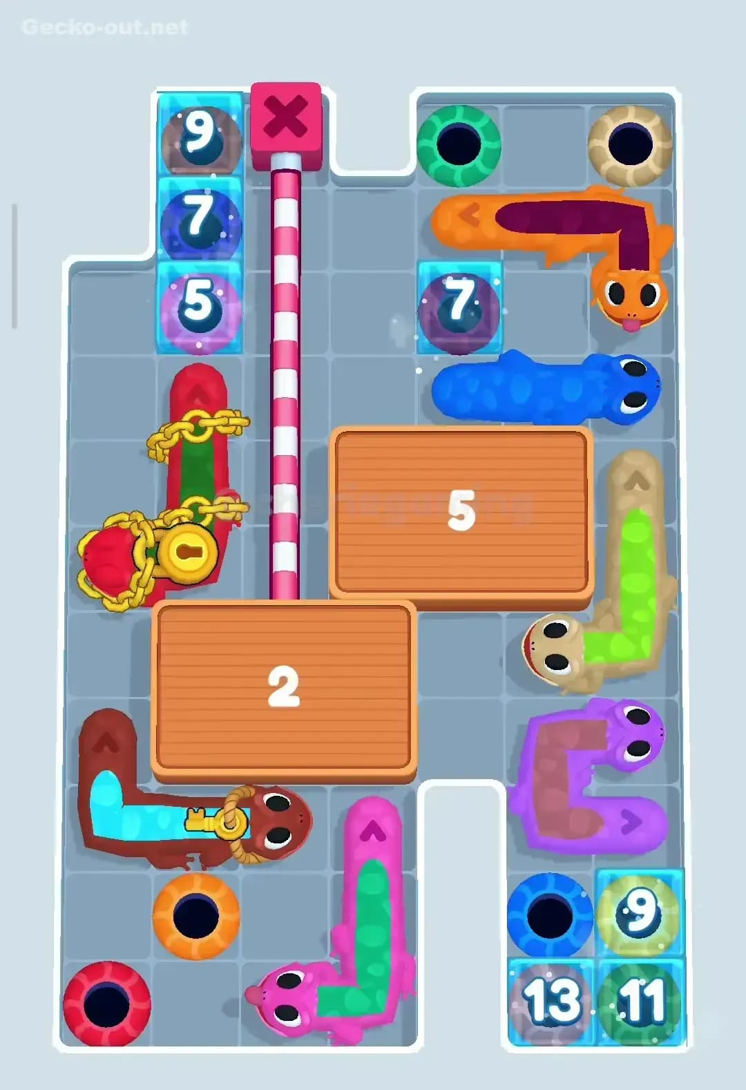 Gecko Out Level 213 Screenshot