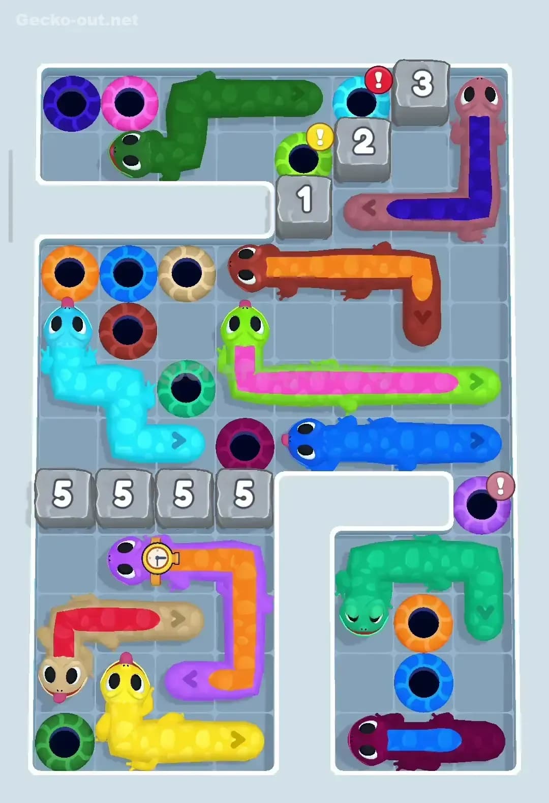 Gecko Out Level 210 Screenshot