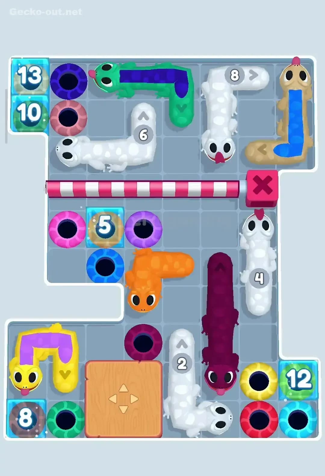 Gecko Out Level 207 Screenshot