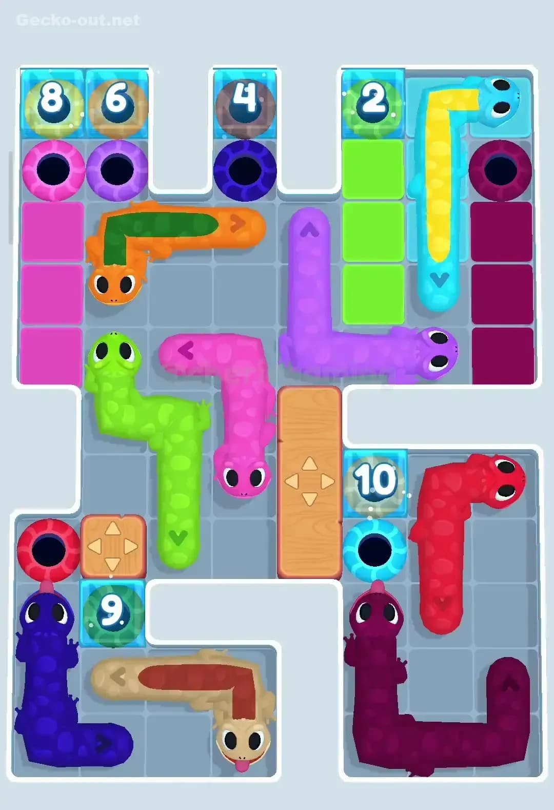 Gecko Out Level 204 Screenshot