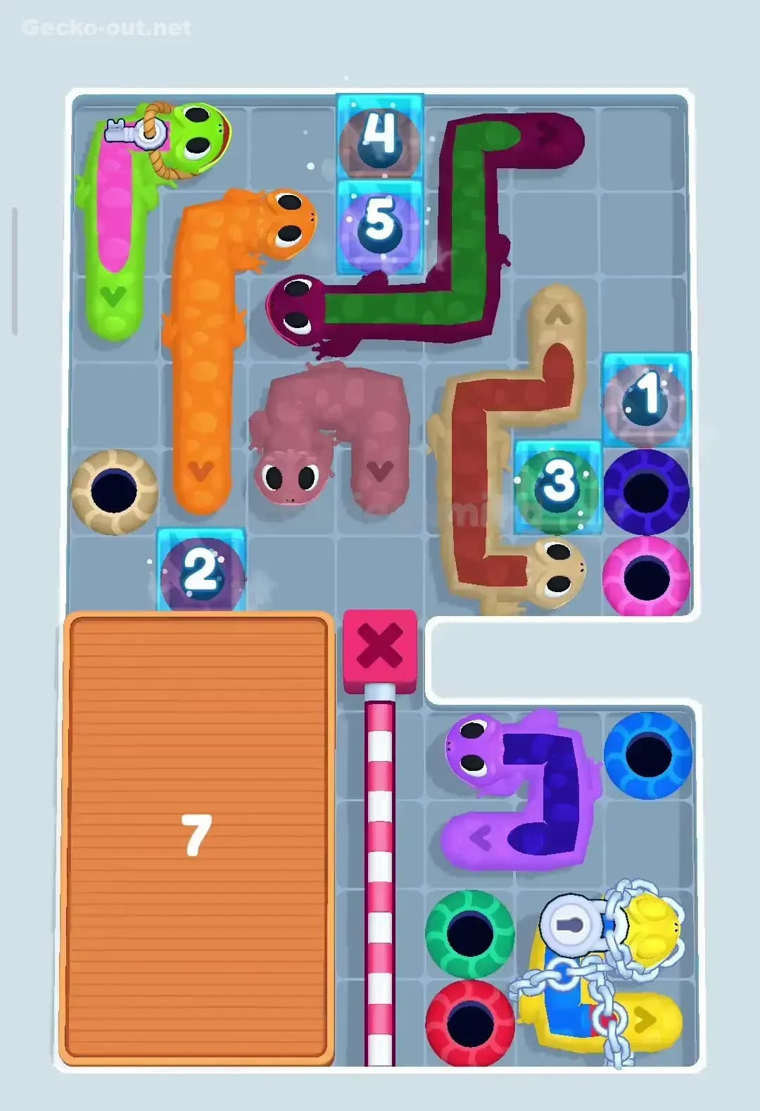 Gecko Out Level 201 Screenshot