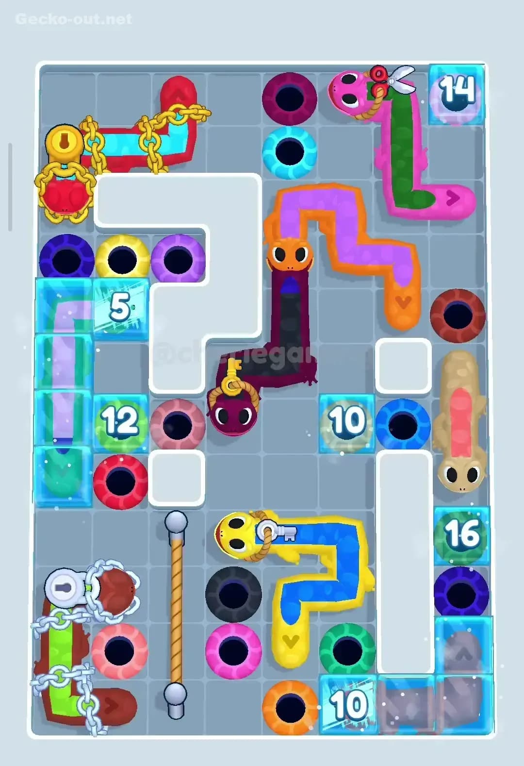 Gecko Out Level 195 Screenshot