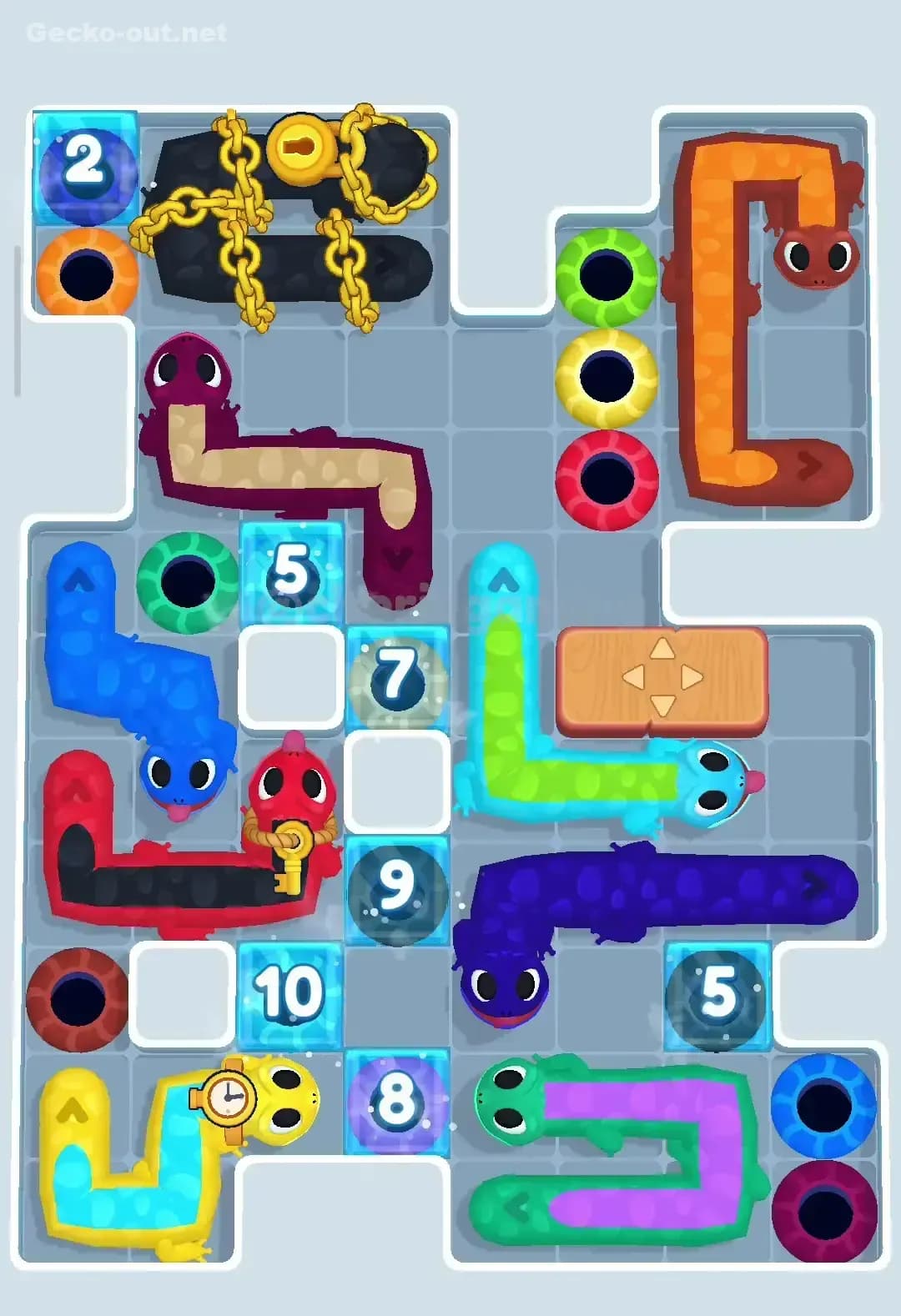 Gecko Out Level 185 Screenshot