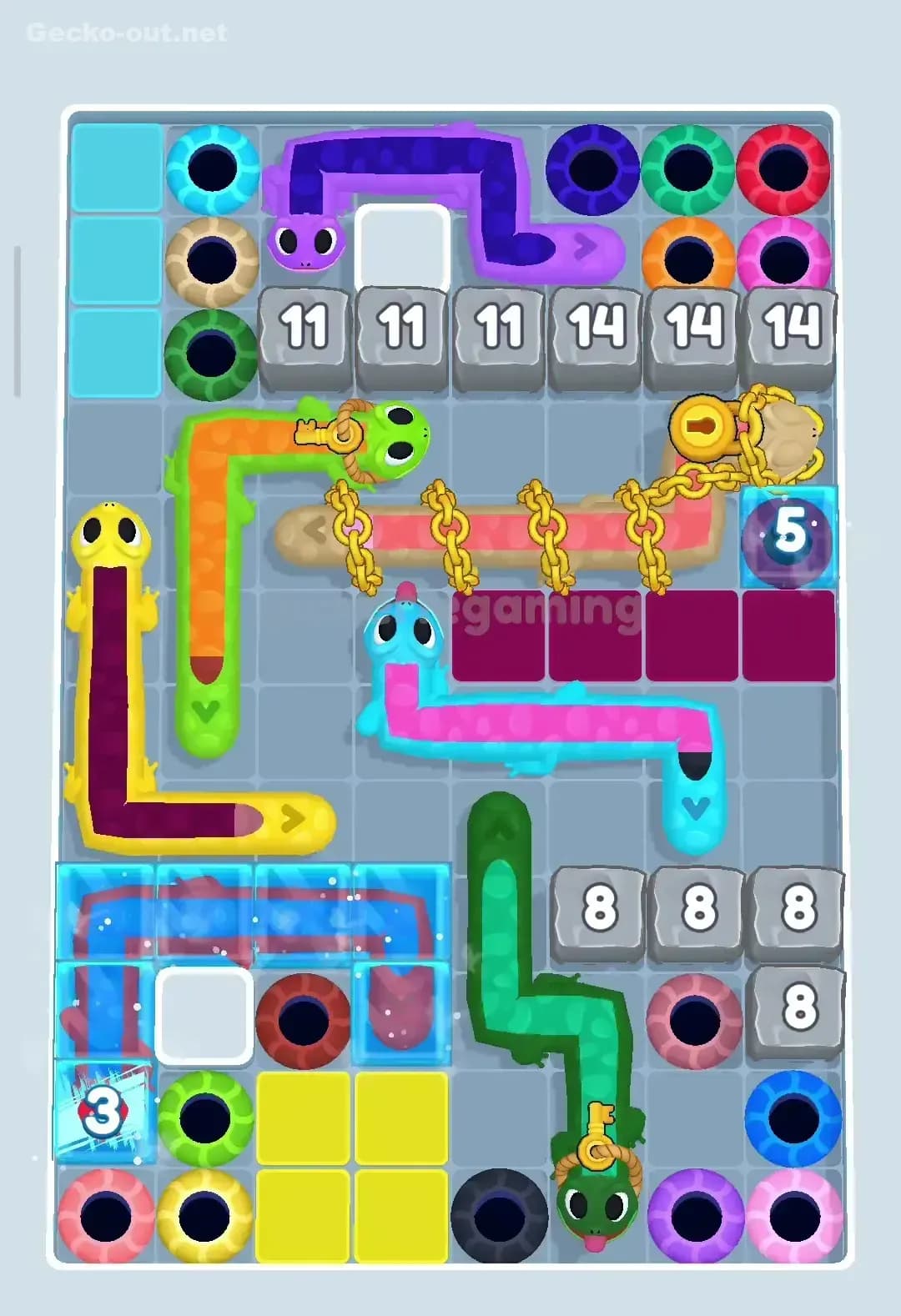 Gecko Out Level 178 Screenshot