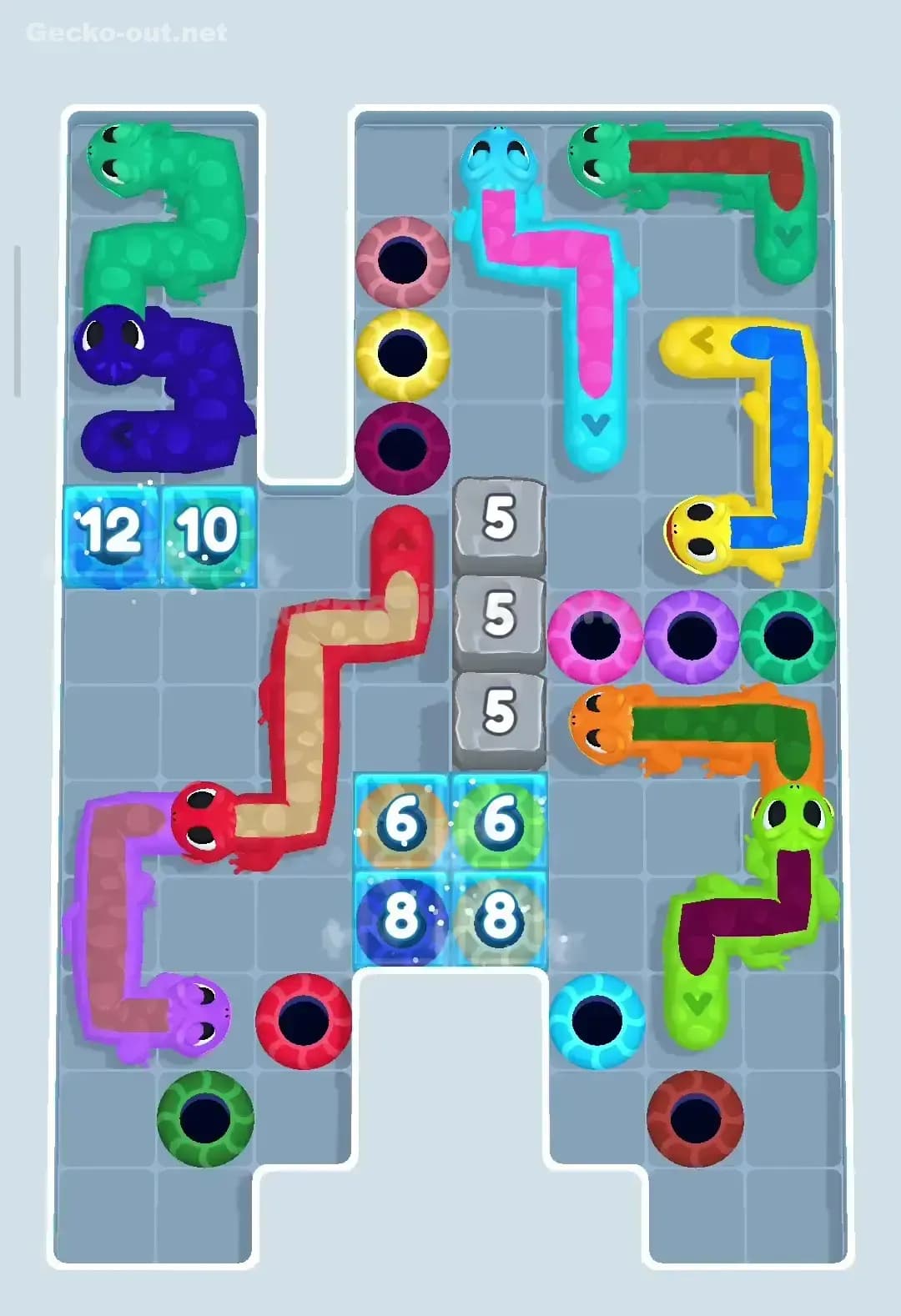 Gecko Out Level 163 Screenshot