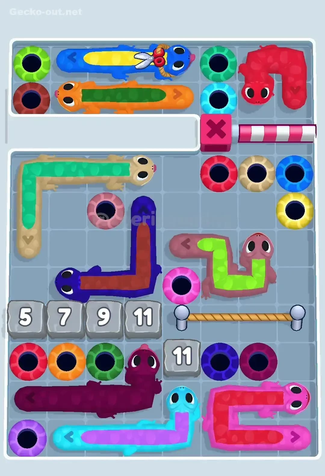 Gecko Out Level 158 Screenshot