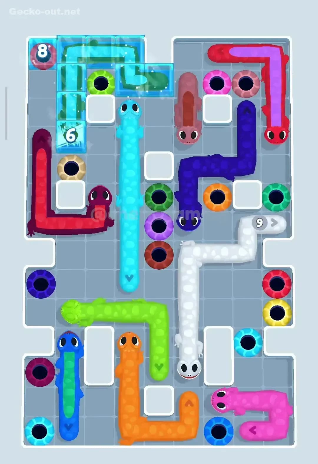 Gecko Out Level 129 Screenshot