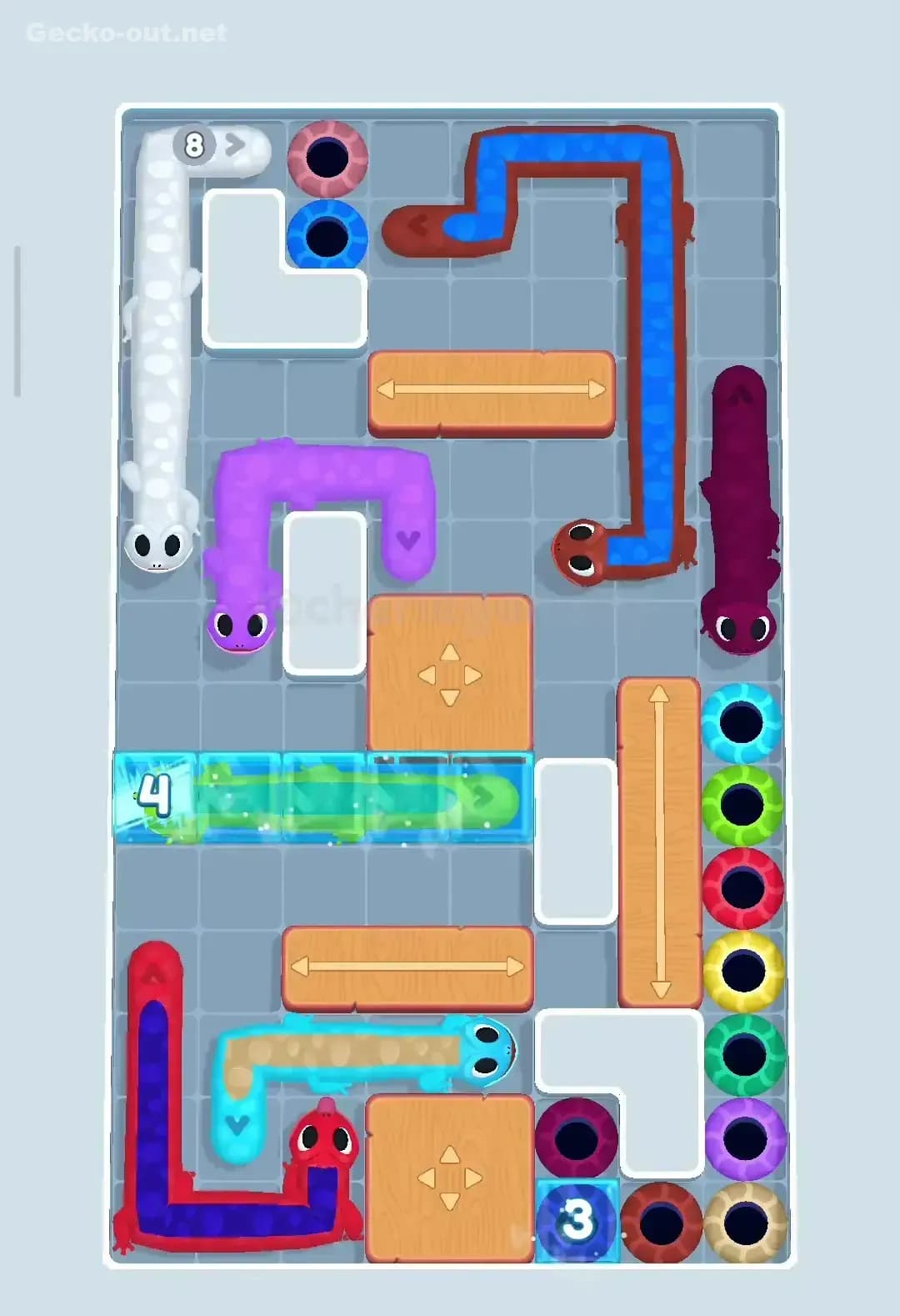 Gecko Out Level 125 Screenshot