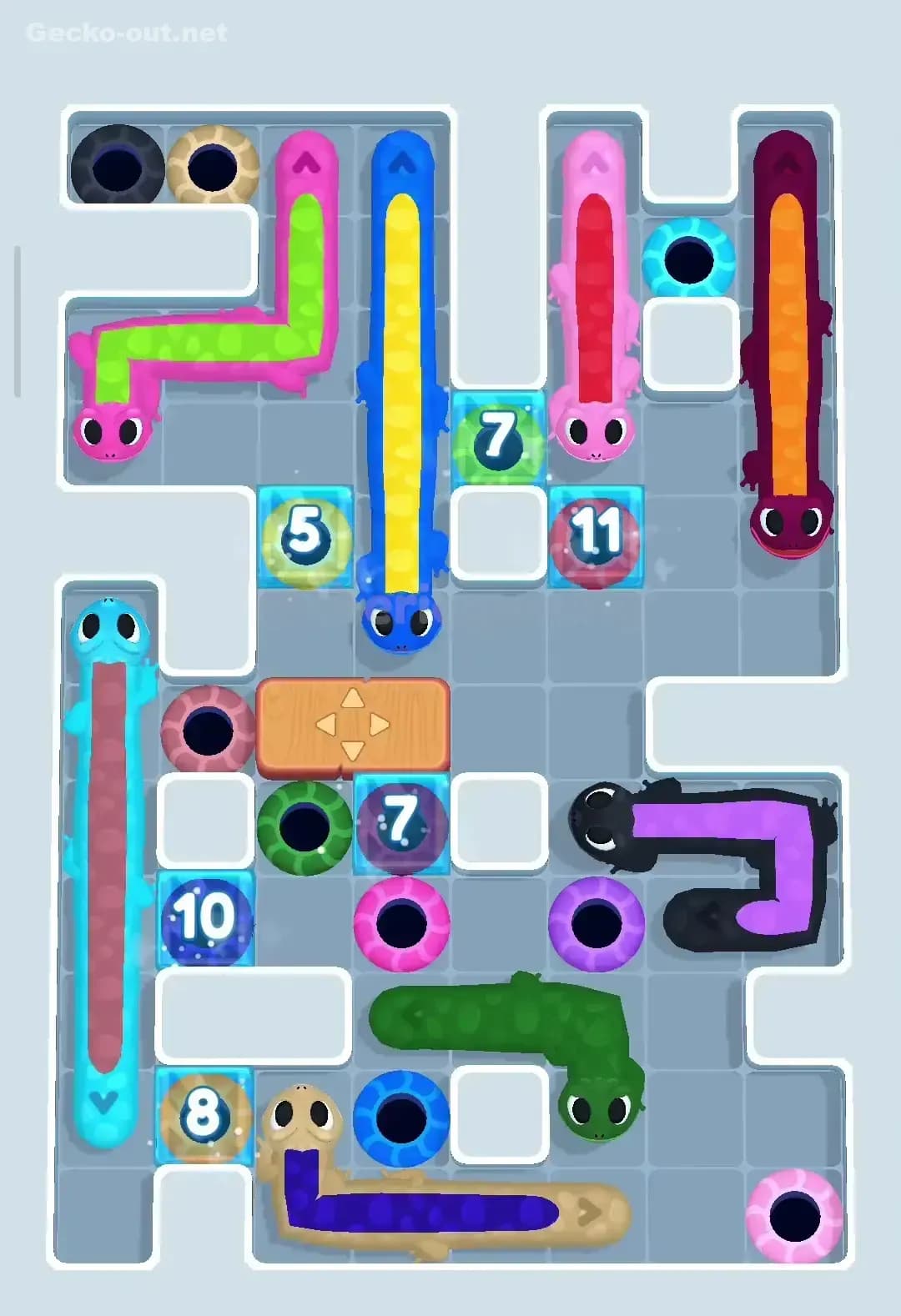 Gecko Out Level 124 Screenshot