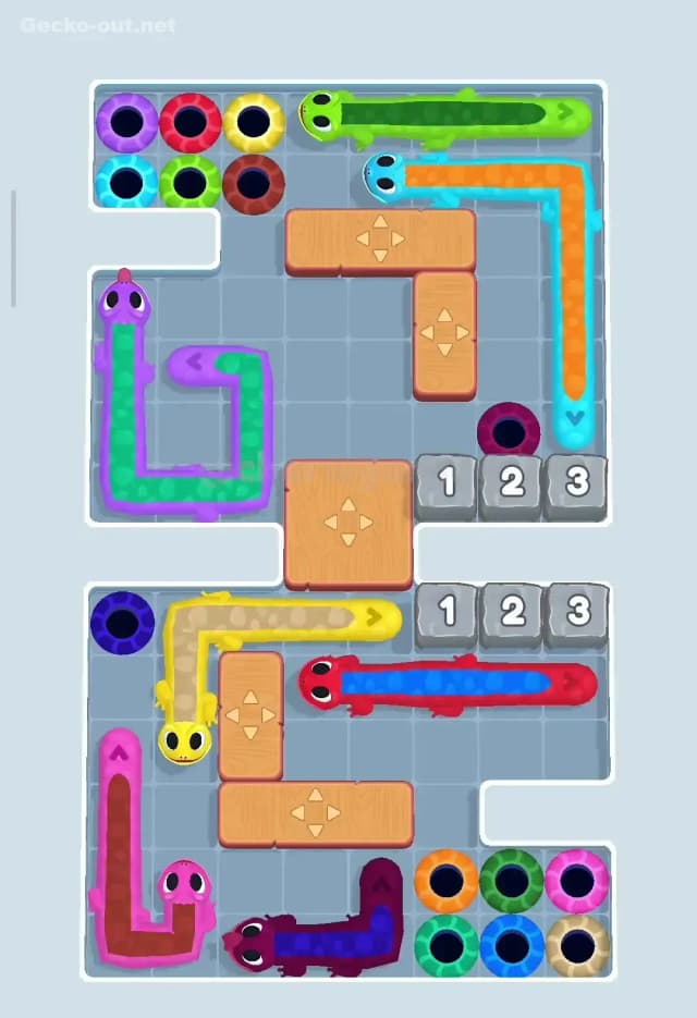 Gecko Out Level 123 Gameplay