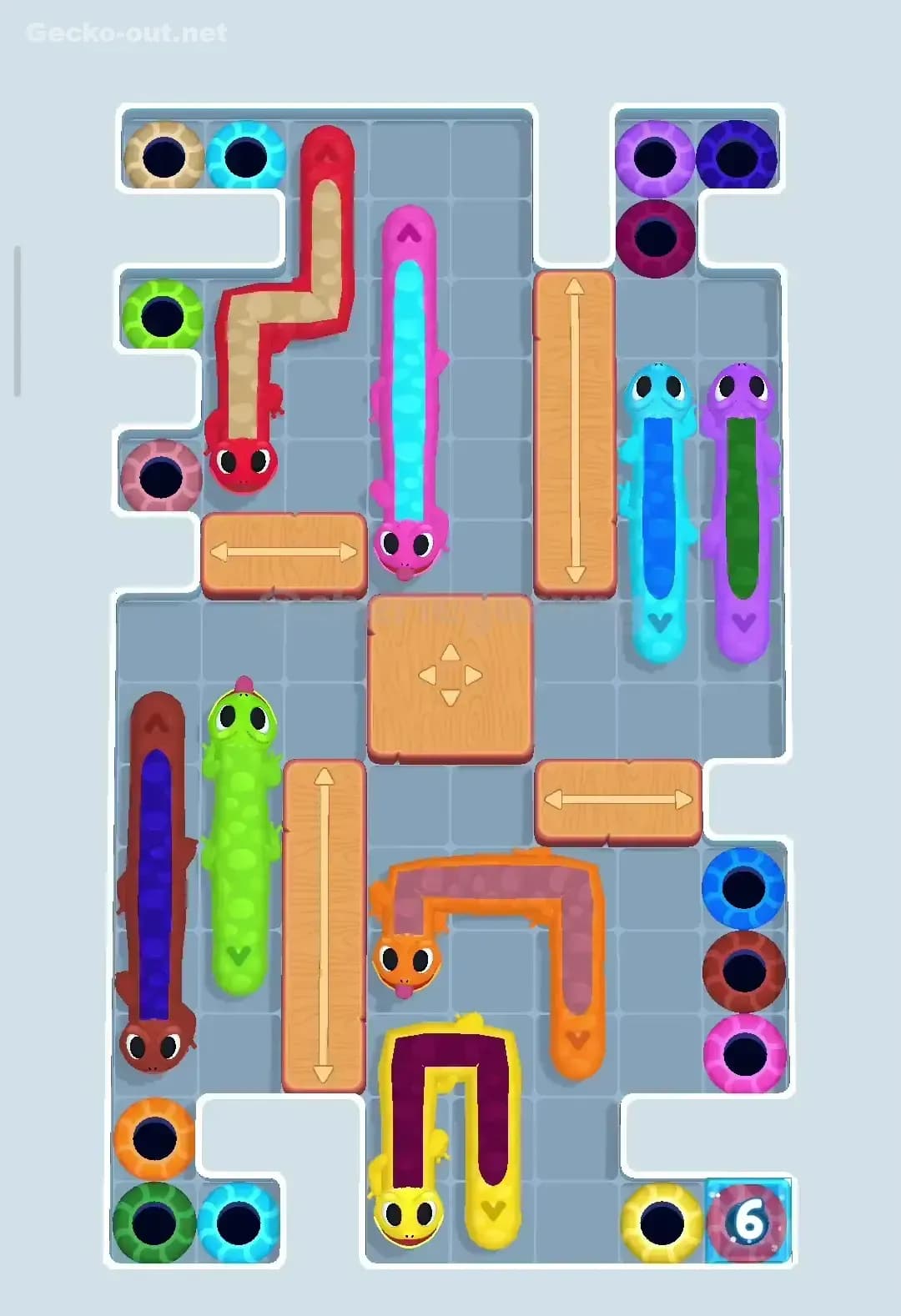 Gecko Out Level 121 Screenshot