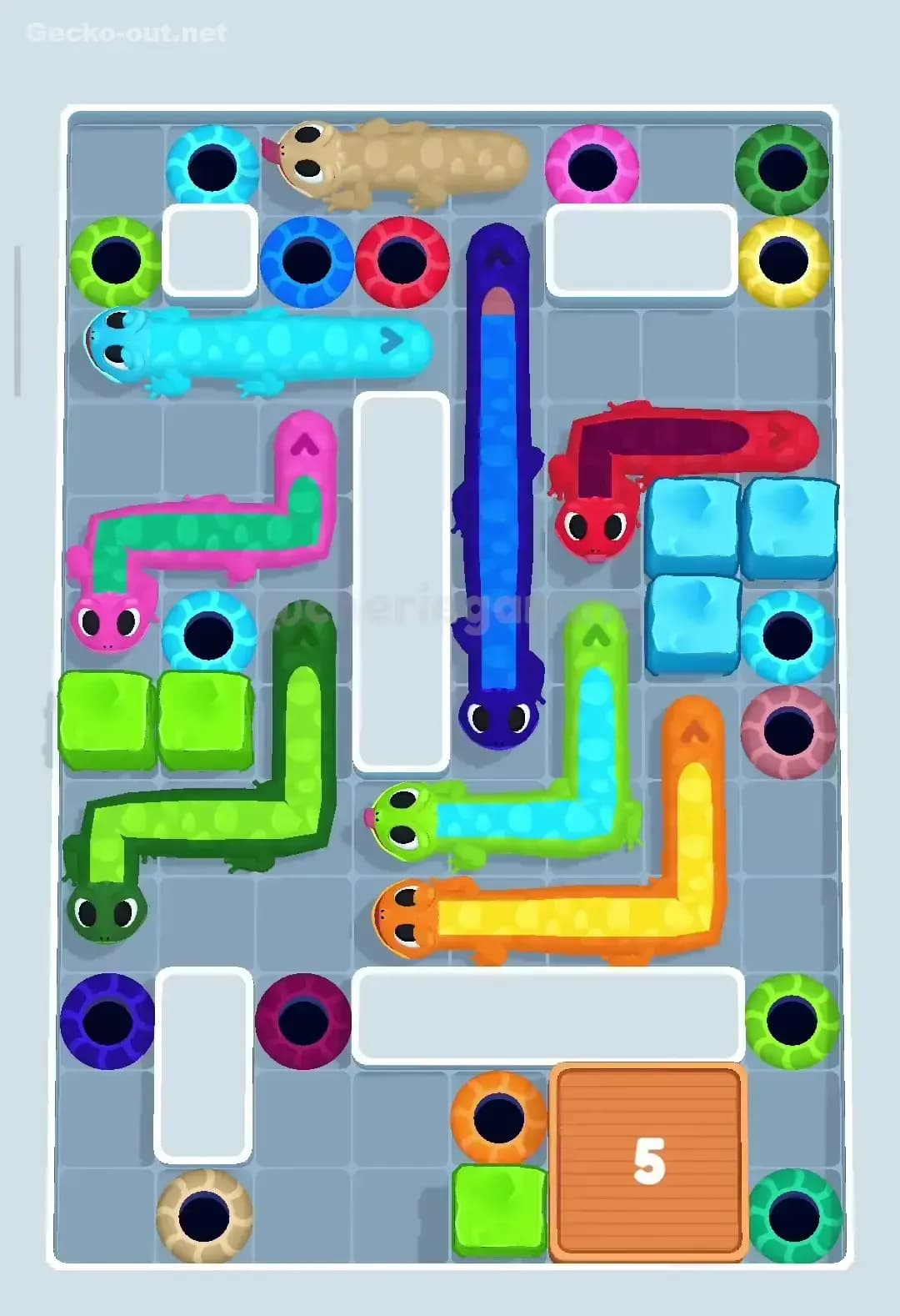 Gecko Out Level 117 Screenshot