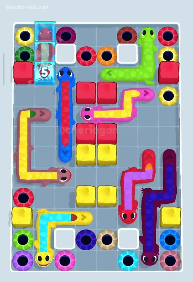 Gecko Out Level 105 Gameplay