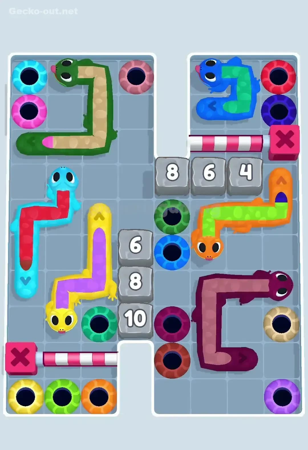 Gecko Out Level 157 Screenshot