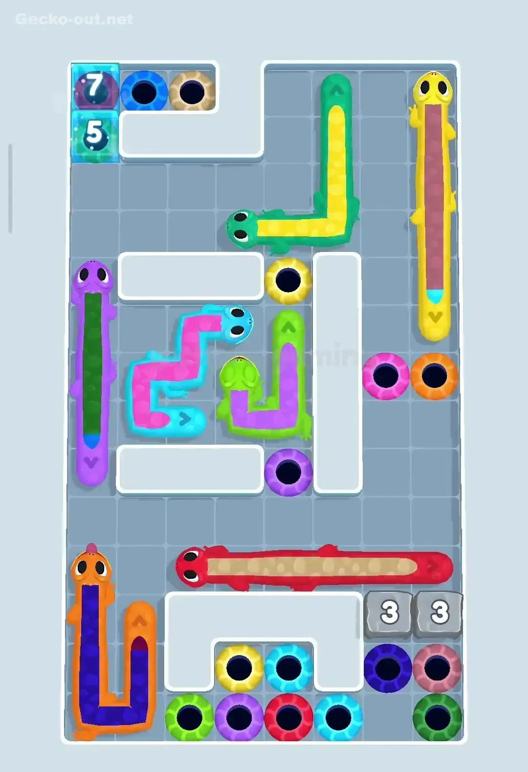 Gecko Out Level 75 Screenshot