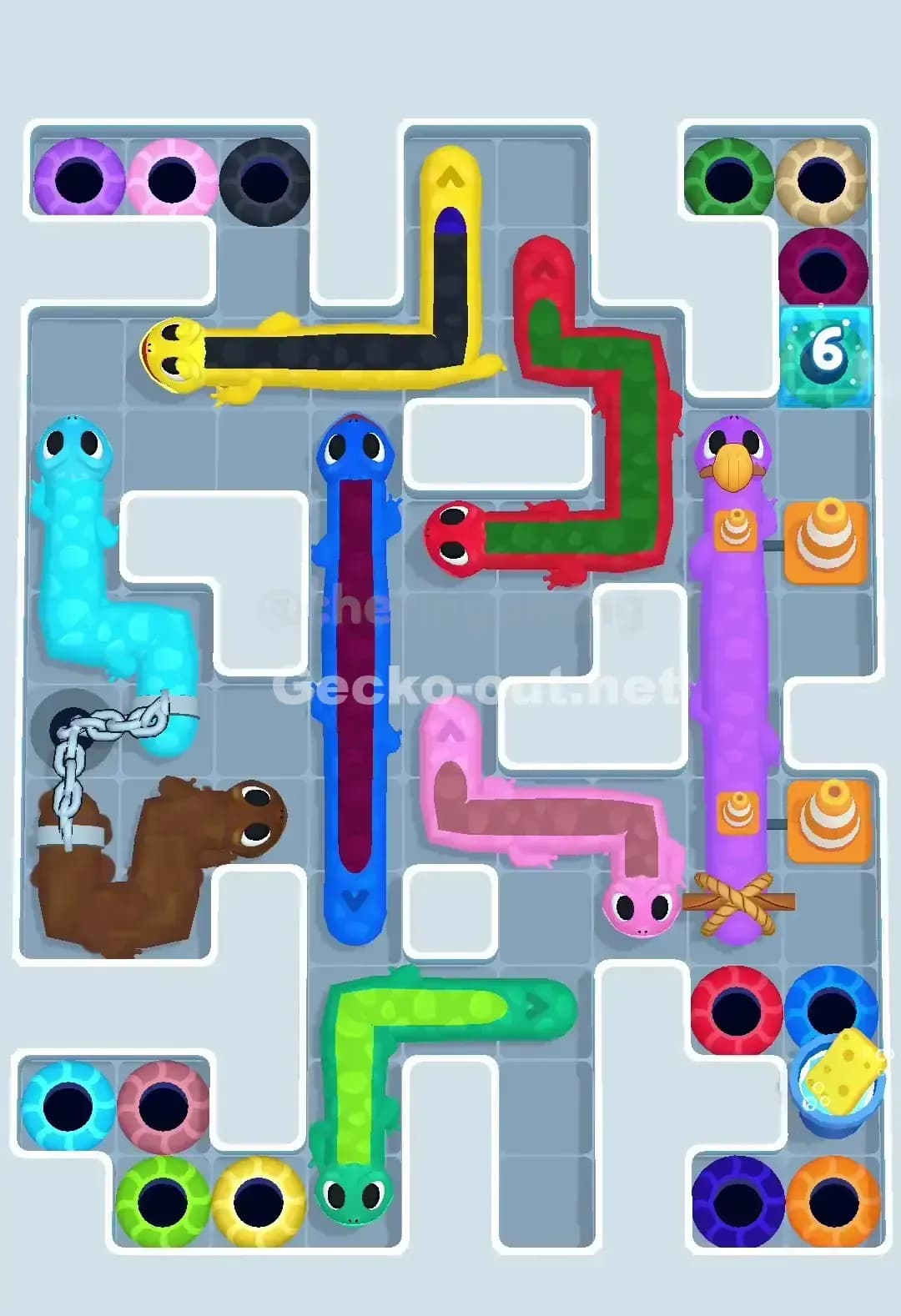 Gecko Out Level 661 Screenshot