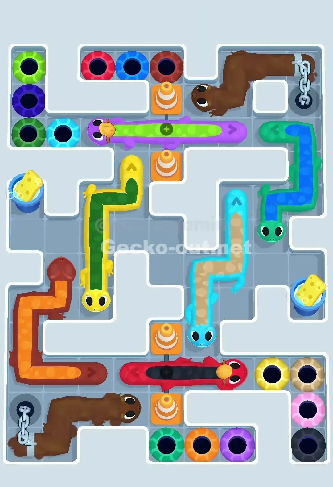 Gecko Out Level 657 Screenshot