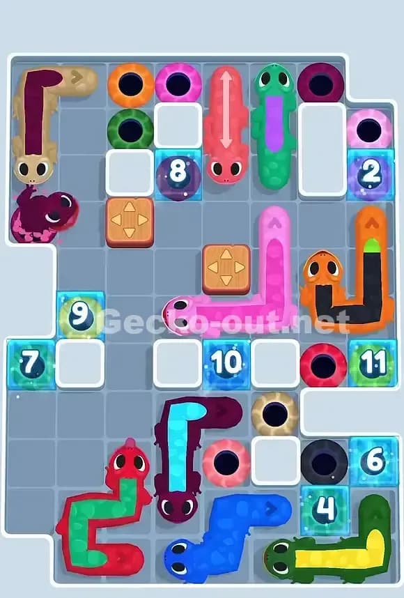 Gecko Out Level 819 Solution 1