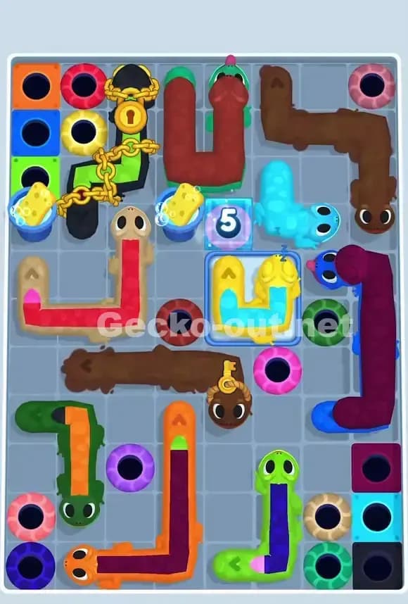 Gecko Out Level 851 Screenshot