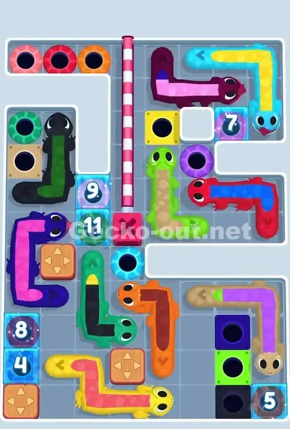 Gecko Out Level 827 Screenshot