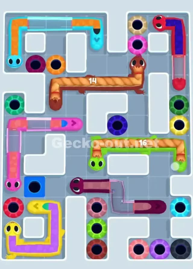 Gecko Out Level 1044 Gameplay