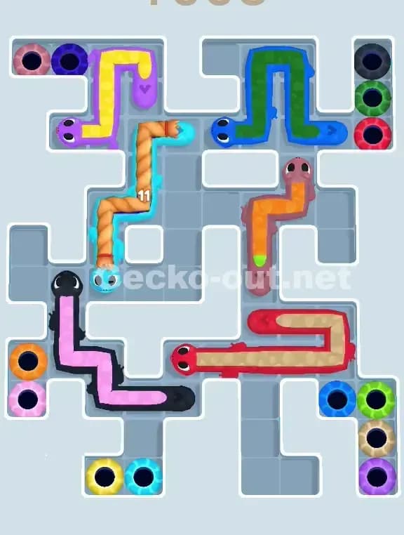 Gecko Out Level 1008 Solution 1