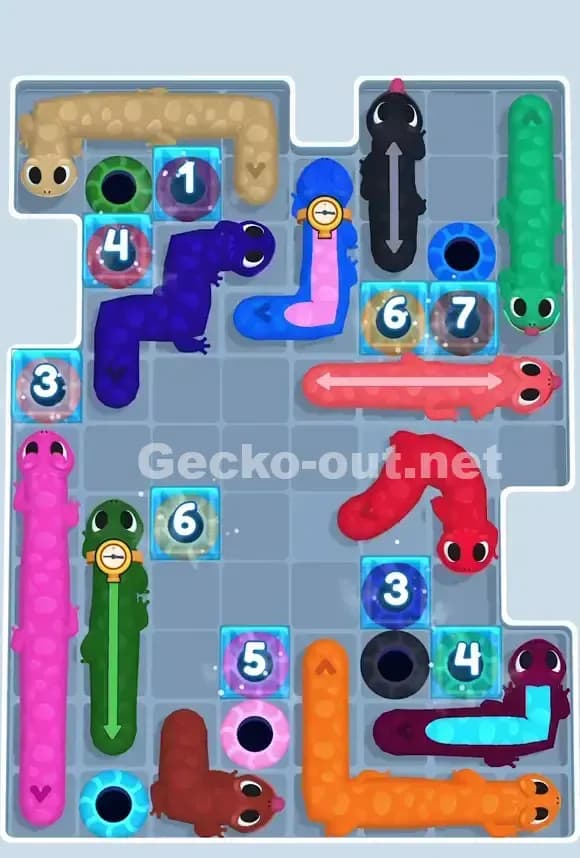 Gecko Out Level 823 Solution 2