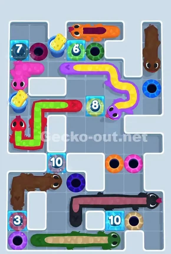 Gecko Out Level 837 Screenshot