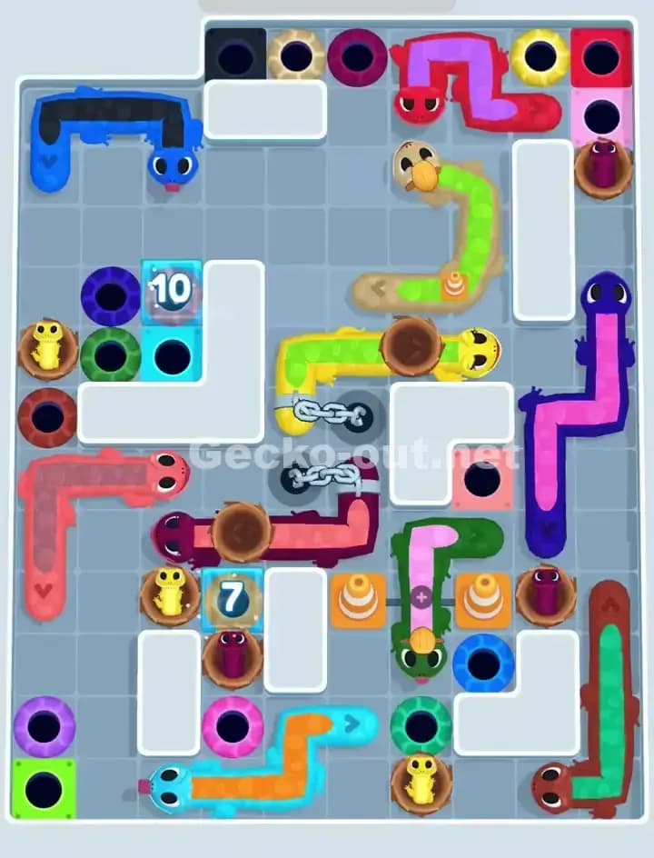 Gecko Out Level 1095 Screenshot