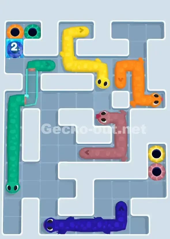 Gecko Out Level 888 Solution 3