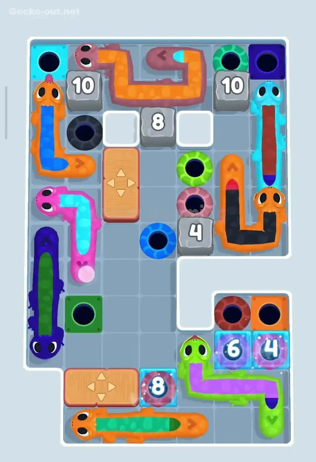 Gecko Out Level 328 Solution 1