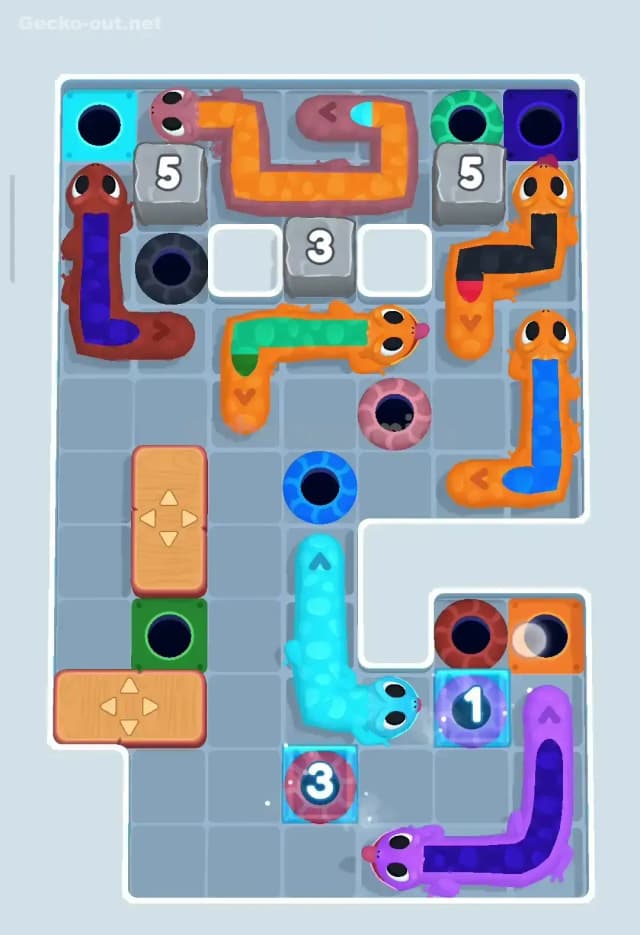 Gecko Out Level 328 Solution 3