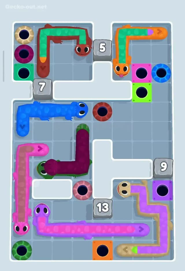Gecko Out Level 321 Solution 3