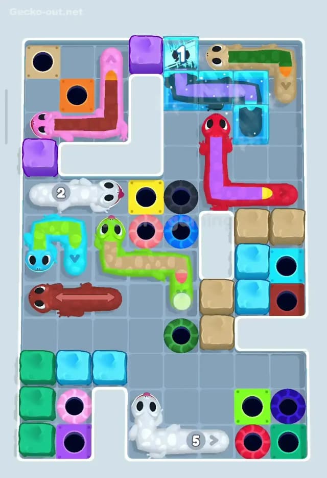 Gecko Out Level 318 Solution 1