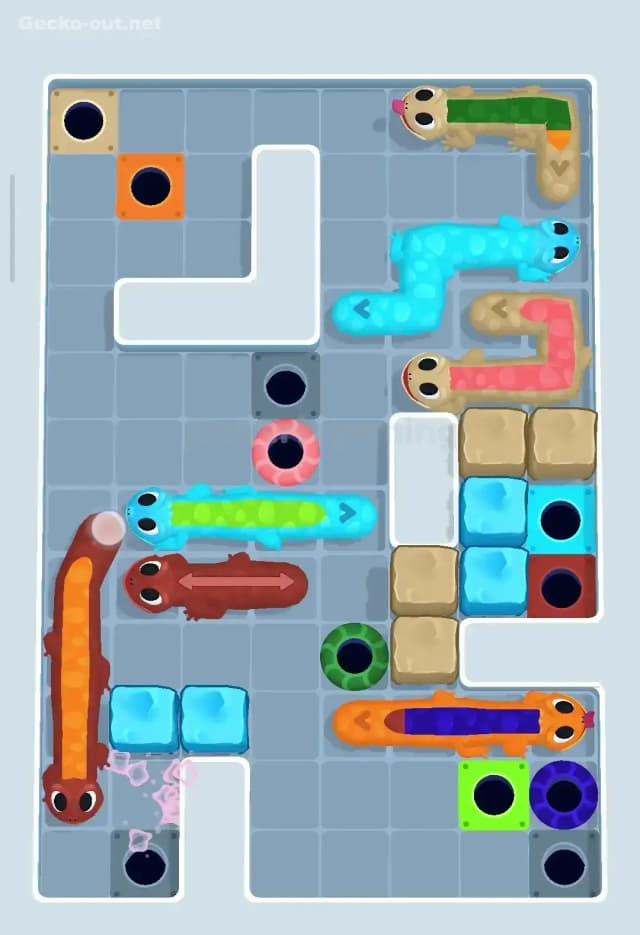 Gecko Out Level 318 Solution 3