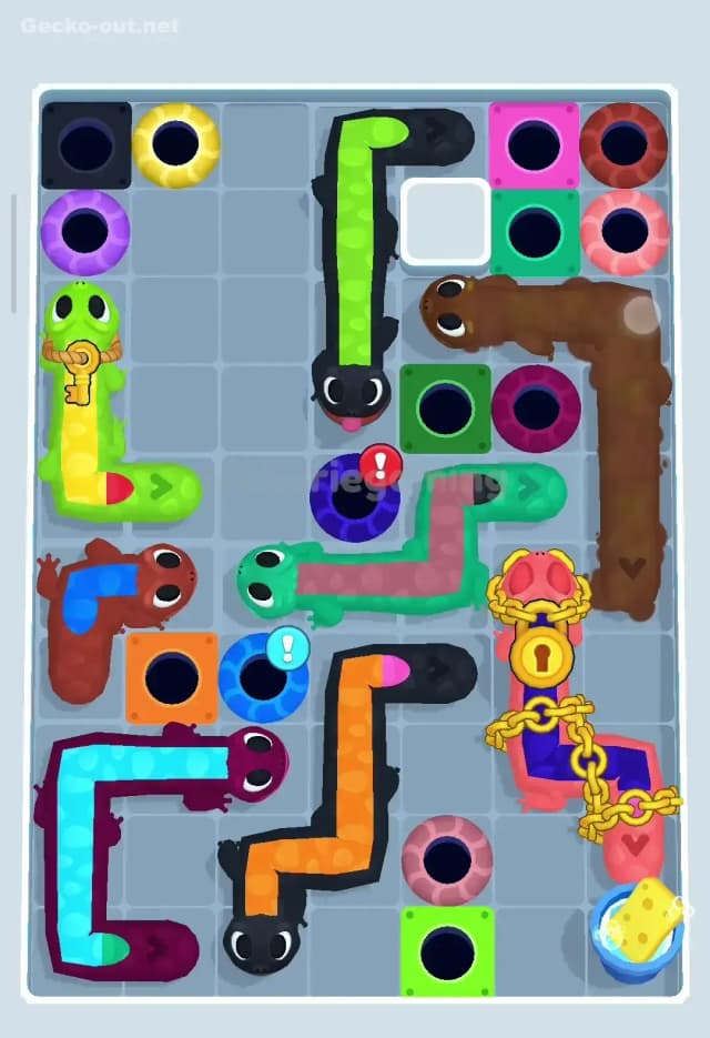 Gecko Out Level 317 Solution 1