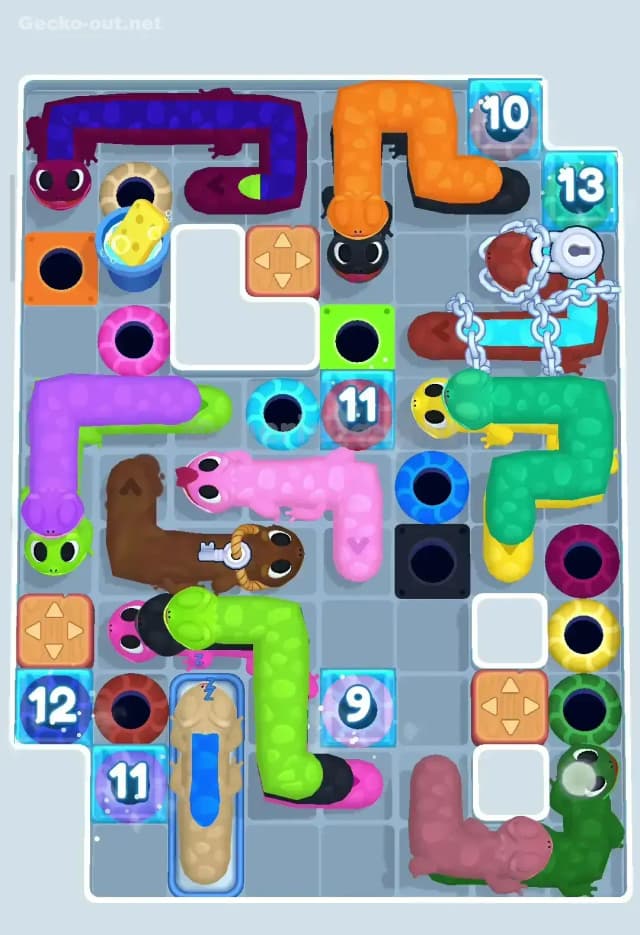 Gecko Out Level 314 Solution 1