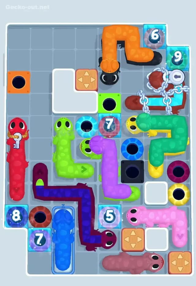 Gecko Out Level 314 Solution 3
